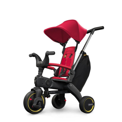 Детский складной трёхколёсный велосипед Doona Liki Trike S3 Flame Red 01